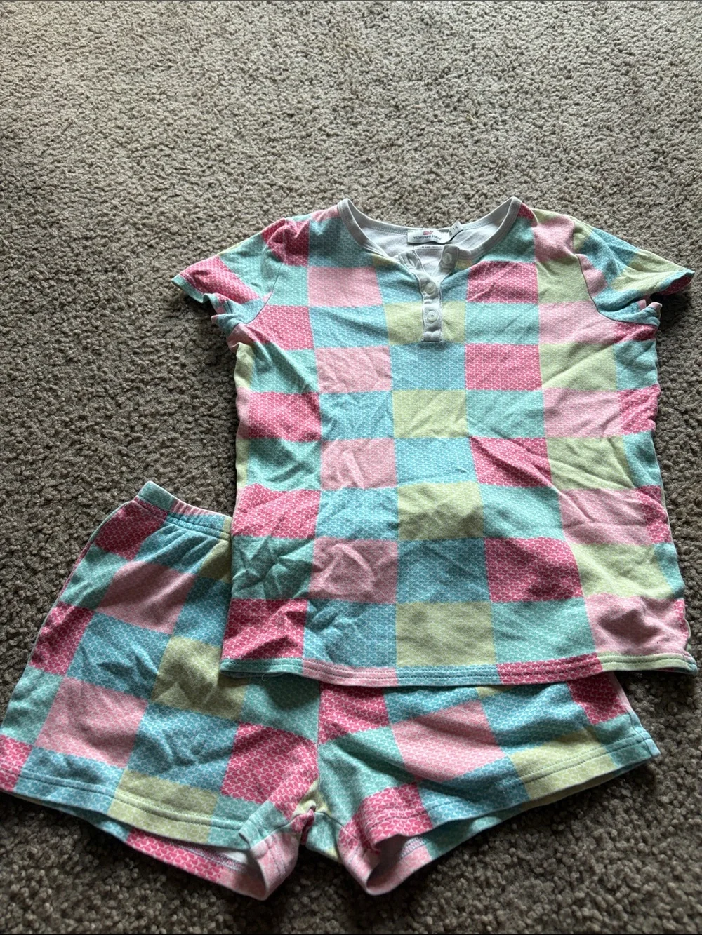 B41 Vineyard Vines 14y 2pc Short PJ Set